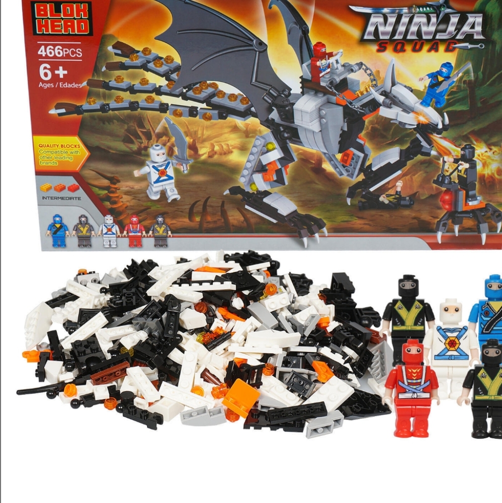466pc Ninja Squad Lego Set